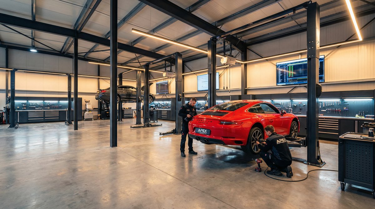 困困兔汽车改装中心实景